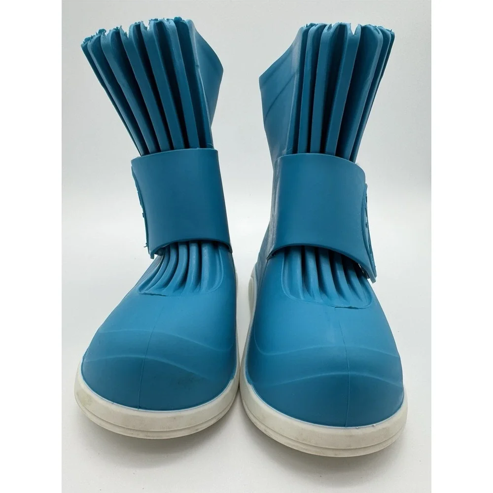 Butler Rain Boots Blue Size 9 Fits 8 Waterproof Rubber Slip On